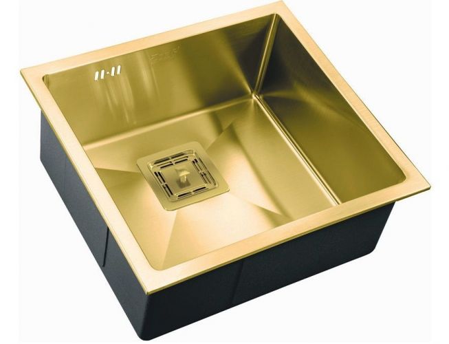 Мойка кухонная ZORG Inox PVD (SZR-4844 BRONZE)