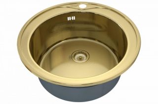 Мойка кухонная ZORG Inox PVD (SZR-510/205-BRONZE)