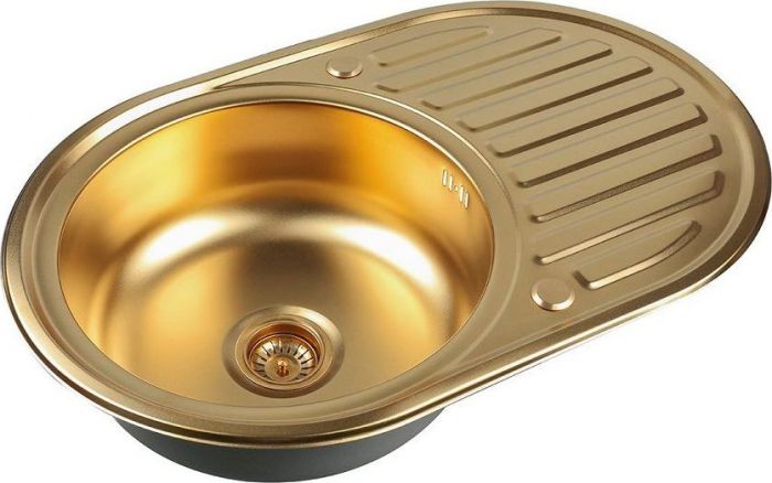 Мойка кухонная ZORG Inox PVD (SZR 7750 BRONZE)