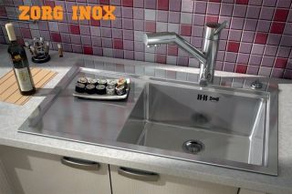 Мойка кухонная ZORG Inox RX (RX-7851-L)