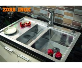 Мойка кухонная ZORG Inox X (X-5178-2-L)