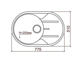 Кухонная мойка TOLERO R-116 (R-116 №923 (Белый))