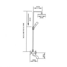 Душевая система MIXLINE ML2419 (530036)