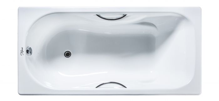 Ванна чугун. 150х75 GRANDE LUX (ножки и ручки в комплекте) MARONI