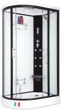 Душ. каб. CORSICA (WBLAR-027S) 80x120x210 ст. прозрачное - 4 кор. SSK