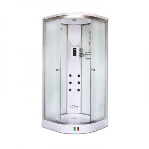 Душ. каб. MILANO (WLN-005M) 90x90x215 ст. матовое SSK