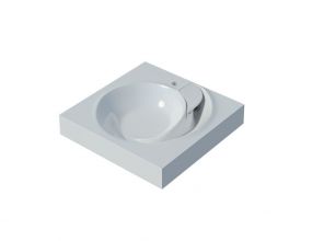 Умывальник над стиральной машину "QoPP 600" (с кронштейнами) MADERA