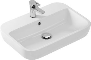 Раковина встраиваемая: CASPIA 60 SQUARE 1 отв., прямоугольная