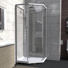 Душевая кабина IDO Showerama 10-5 Comfort 90x90 профиль серебристый, стекло прозрачное 131.401.202.302