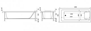 Акриловая ванна Jacob Delafon Sofa 180x80 E60516RU-00