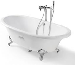 Ванна Roca Newcast белая, anti-slip 170x85 233650007
