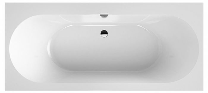 UBQ 170 OBR 2DV-01 OBERON 2.0 Ванна 1700x750х470 мм, Quaryl®, слив/перелив + ножки