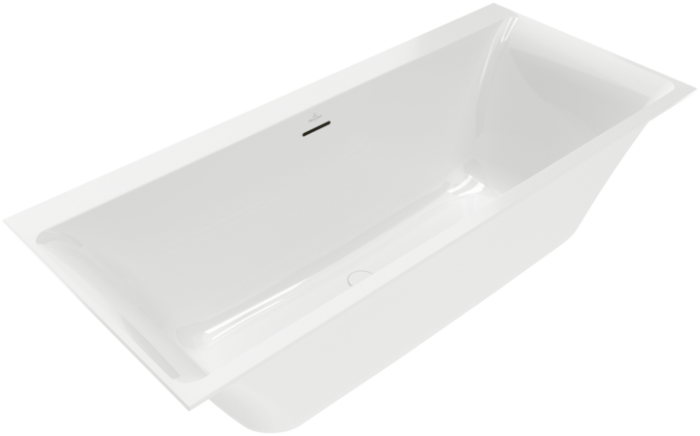 UBQ170SBW2DV-01 SUBWAY 3.0 Ванна 1700x750x480, материал кварил Quaryl®, слив/перелив + ножки