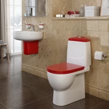 Унитаз-компакт Sanita Luxe Best Color Red BSTSLCC07110522 с сиденьем Soft Close