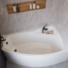 Акриловая ванна STWORKI Монтре 160x95 R, с каркасом