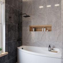Акриловая ванна STWORKI Монтре 160x95 R, с каркасом