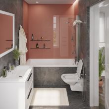 Акриловая ванна STWORKI Стокгольм 165x70 с каркасом, прямоугольная, российская, пристенная, встраиваемая