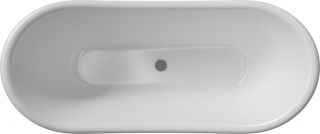 Акриловая ванна Artemis Cloe 180x75 белая, ножки хром