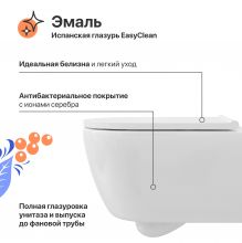 Унитаз подвесной DIWO Коломна 0700 с микролифтом