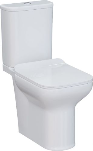 Унитаз-компакт STWORKI by AM.PM Копенгаген HCKPG8600SC безободковый, с микролифтом