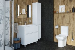 Унитаз-компакт STWORKI by AM.PM Копенгаген HCKPG8600SC безободковый, с микролифтом