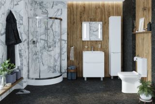 Унитаз-компакт STWORKI by AM.PM Копенгаген HCKPG8600SC безободковый, с микролифтом