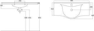 Раковина STWORKI 100 10100-KL