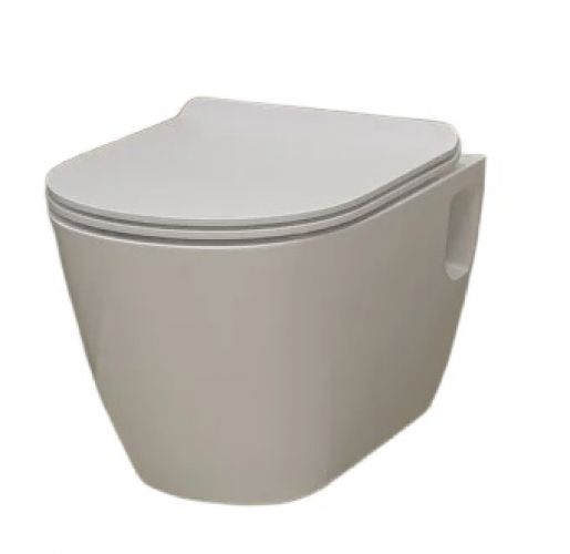 Унитаз подвесной ART б/о, сид. DP Slim, Soft Close, Clip up(SL)