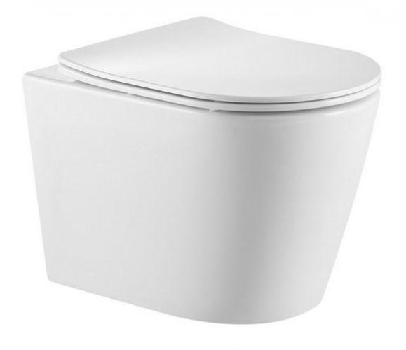 Унитаз подвесной Verso TR-VO-0832, сид. DP Slim, SC, Clip up (Triton)