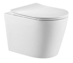 Унитаз подвесной Verso TR-VO-0832, сид. DP Slim, SC, Clip up (Triton)