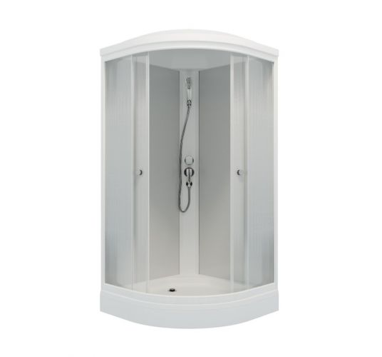 Душ. каб. MARONI AURA NEW SR100L-LN-DN4 100х100х228(7 мест+сифон D90мм)