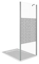 Боковая часть "FANTASY" SP-80-F-CH (стекло с ЗЕРКАЛЬНЫМ рисунком)