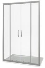 Душ.огр. Прямое "INFINITY" WTW-TD 160-C-CH (стекло Прозрачное)