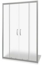 Душ.огр. Прямое "INFINITY" WTW-TD 170-G-CH (стекло Грейп)