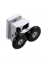 AQ ARI KV 08020GM Душевой уголок квадратный, двери раздвижные 800x800x2000 профиль оружейная сталь, стекло прозрачное