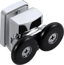 AQ NAA 2142-100 Душевой уголок 1/4 круга, двери раздвижные 1000x1000x2000, профиль хром, стекло прозрачное