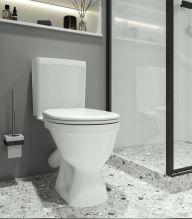 1.WH50.1.613 УНО унитаз-компакт (эконом: 2-реж., полипроп, пласт крепеж, softclose)