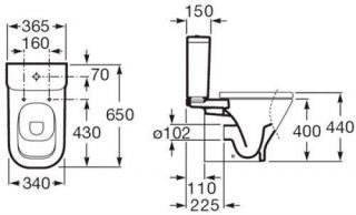 342477000 Gap унитаз под бачок ПРОДАЖА ТОЛЬКО С БАЧКОМ