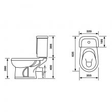 40355130402 (новый арт. 40355110402) Унитаз-компакт 