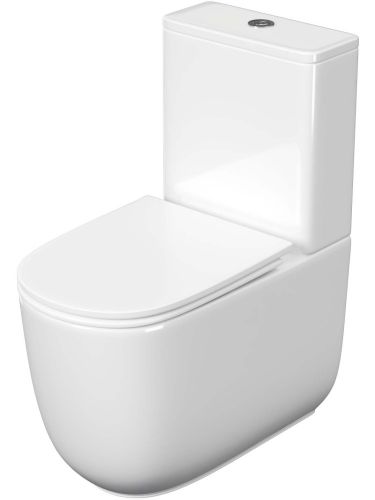 AQ4452-00 Унитаз напольный, безободковый, система смыва торнадо, Aquatek Optima Plus 620x355x790