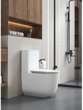 AQ4452-00 Унитаз напольный, безободковый, система смыва торнадо, Aquatek Optima Plus 620x355x790