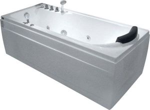 Гидромассажная ванна Gemy  172x77 см (G9006-1.7 B L)